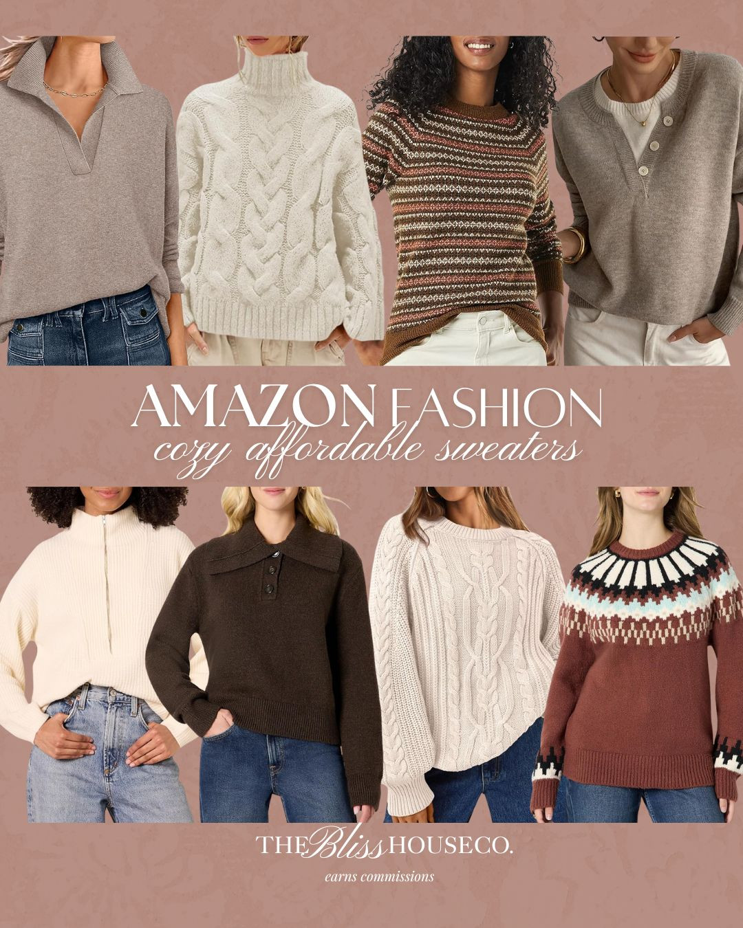 Cozy, affordable sweaters from Amazon 🤍

Soft knits, neutral tones and easy everyday styles you’ll wear now and into spring. Perfect for layering, casual outfits and staying warm without overspending.

Cozy Amazon sweaters, affordable sweaters, neutral sweaters, winter to spring fashion, cable knit sweater, lightweight sweaters, everyday sweaters, casual outfits, neutral wardrobe staples, classic style, layering essentials, soft knit tops, transitional outfits, winter outfits, early spring style, amazon clothing finds, budget friendly fashion, timeless sweaters. 

 #LTKootd #LTKSeasonal