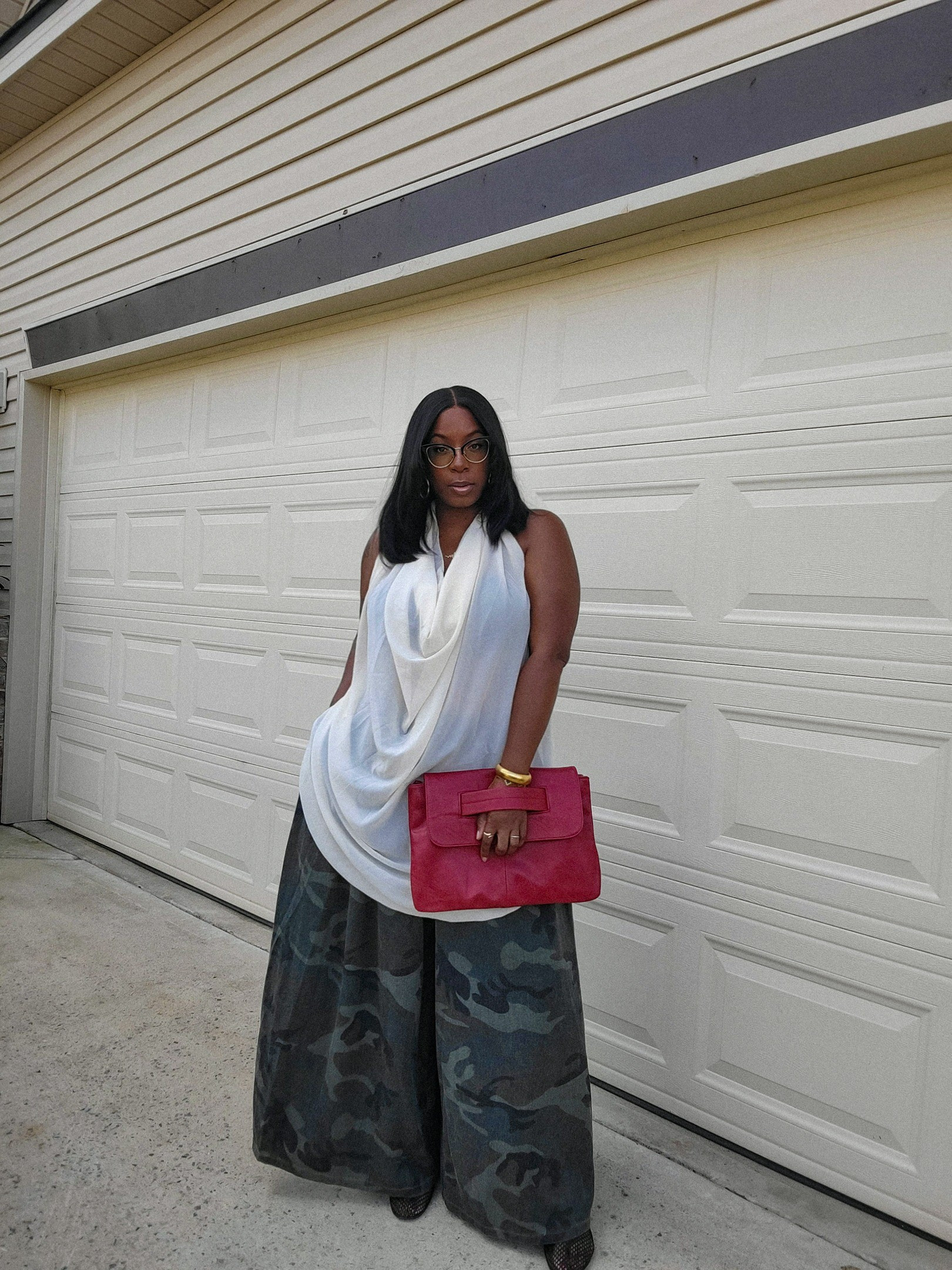 Simple, yet elevated. This top is no longer available in this color but I also have the black version.  My fav oversize pants are worn lower for a longer look. I am 5'6

#LTKFindsUnder100 #LTKStyleTip #LTKMidsize