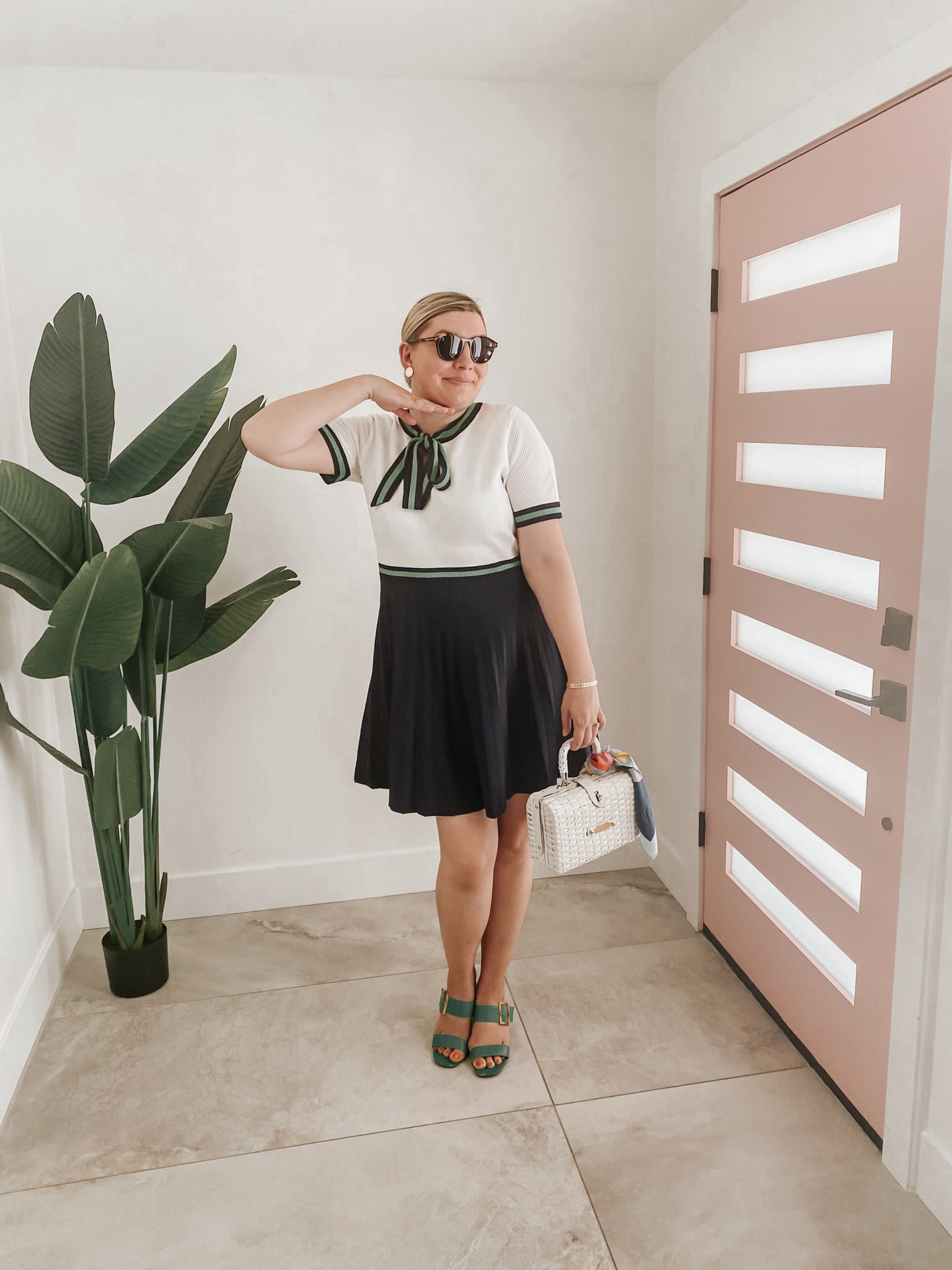 I bought this adorable dress while on vacation and then the perfect occasion to wear it came up while STILL on vacation! (That never happens to me.) So, it was pretty much meant to be.

#LTKSeasonal #LTKtravel #LTKworkwear