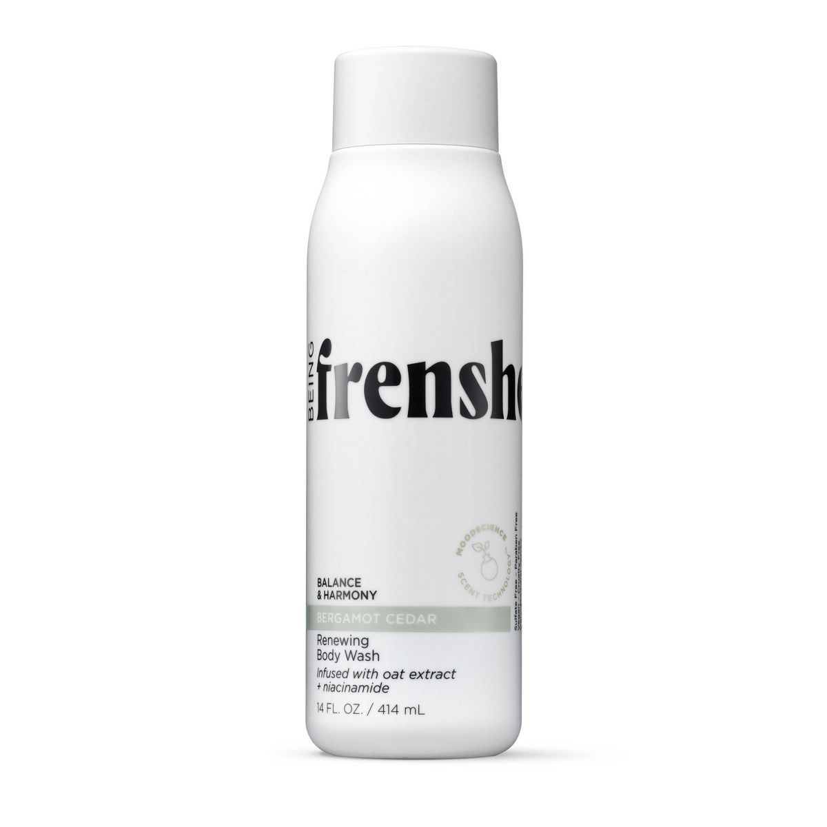 Being Frenshe Renewing and Hydrating Body Wash with Niacinamide - Bergamot Cedar - 14 fl oz | Target