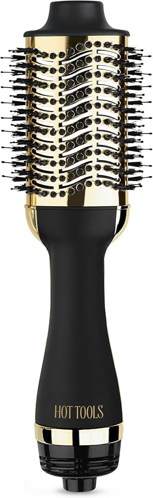 HOT TOOLS 24K Gold Blow Dryer Brush - Hot Air Brush for Salon-Worthy Volume in One Step - Volumiz... | Amazon (US)