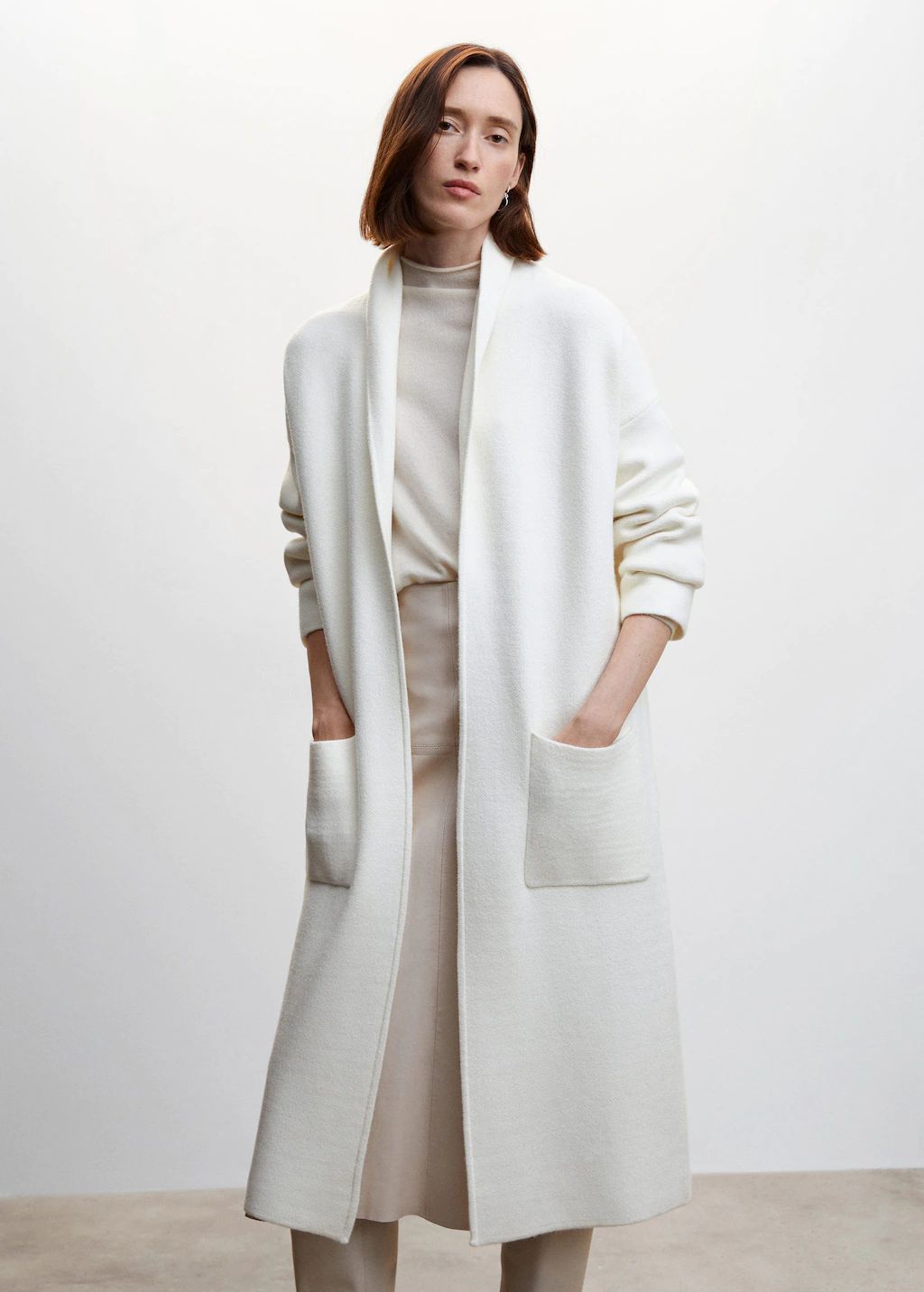 Search: Oversized knitted coat with pockets (2) | Mango USA | MANGO (US)