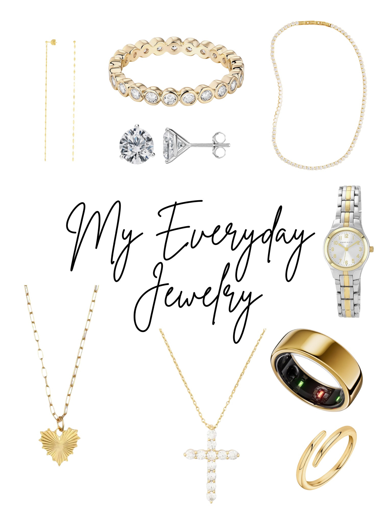 My everyday jewelry!! High and low :) 

#LTKSeasonal #LTKFindsUnder50 #LTKStyleTip