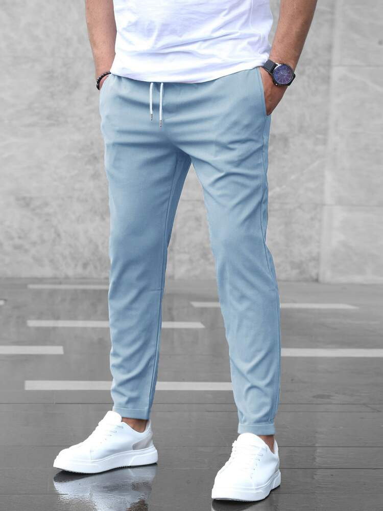 Men Slant Pocket Drawstring Waist Pants | SHEIN