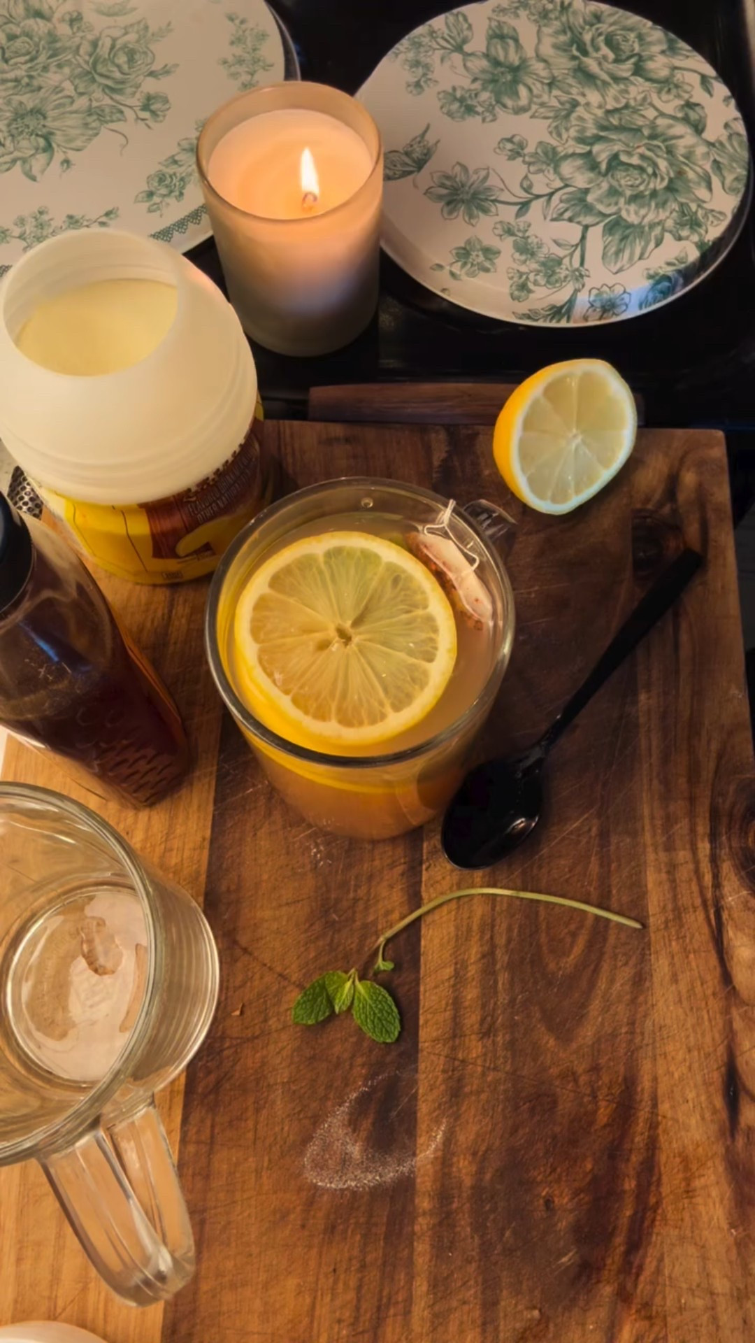 Sing me Soft Kitty …

Under the weather and craving comfort, so I made an at-home version of the Starbucks Medicine Ball. No drive-thru. Just the kettle and a little quiet time in the kitchen.

To make, you will need:
lemonade mix
mint tea bag
peach tea bag
honey
fresh mint leaves
lemon slices
hot water

What you will need to do:
In a large mug I added 2 tsp lemonade mix, a mint and peach tea bag, 2 tsp honey, a handful of mint leaves, a couple lemon slices, and topped it with hot water. Stir and sip slowly.

Save this for the next time you need someone to sing Soft Kitty to you.

Gracefully yours,
🫶🏻 Jeanie Jo

#sickday #cozydrinks #copycatrecipe #kitchenstories #foodwriter

#LTKSeasonal #LTKselfcare #LTKfoodie