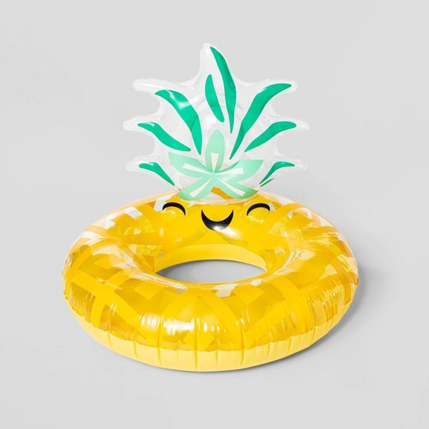Pineapple with Top Leaves Ring Float - Sun Squad™ | Target