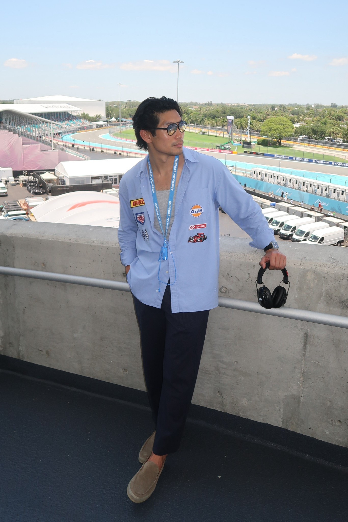 OOTD for F1 Miami Qualifying Race 🏁 Motorsport outfit idea for men #f1 


#LTKootd #LTKMens