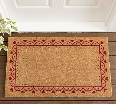 Hearts Doormat | Pottery Barn (US)