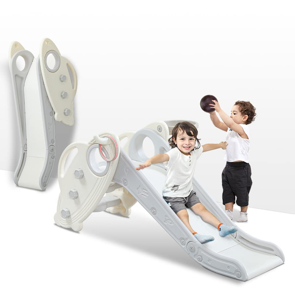 Onasti Kids Slide for Toddlers Age 1-3 Indoor Baby Plastic Slide Outdoor Climber Freestanding Pla... | Amazon (US)