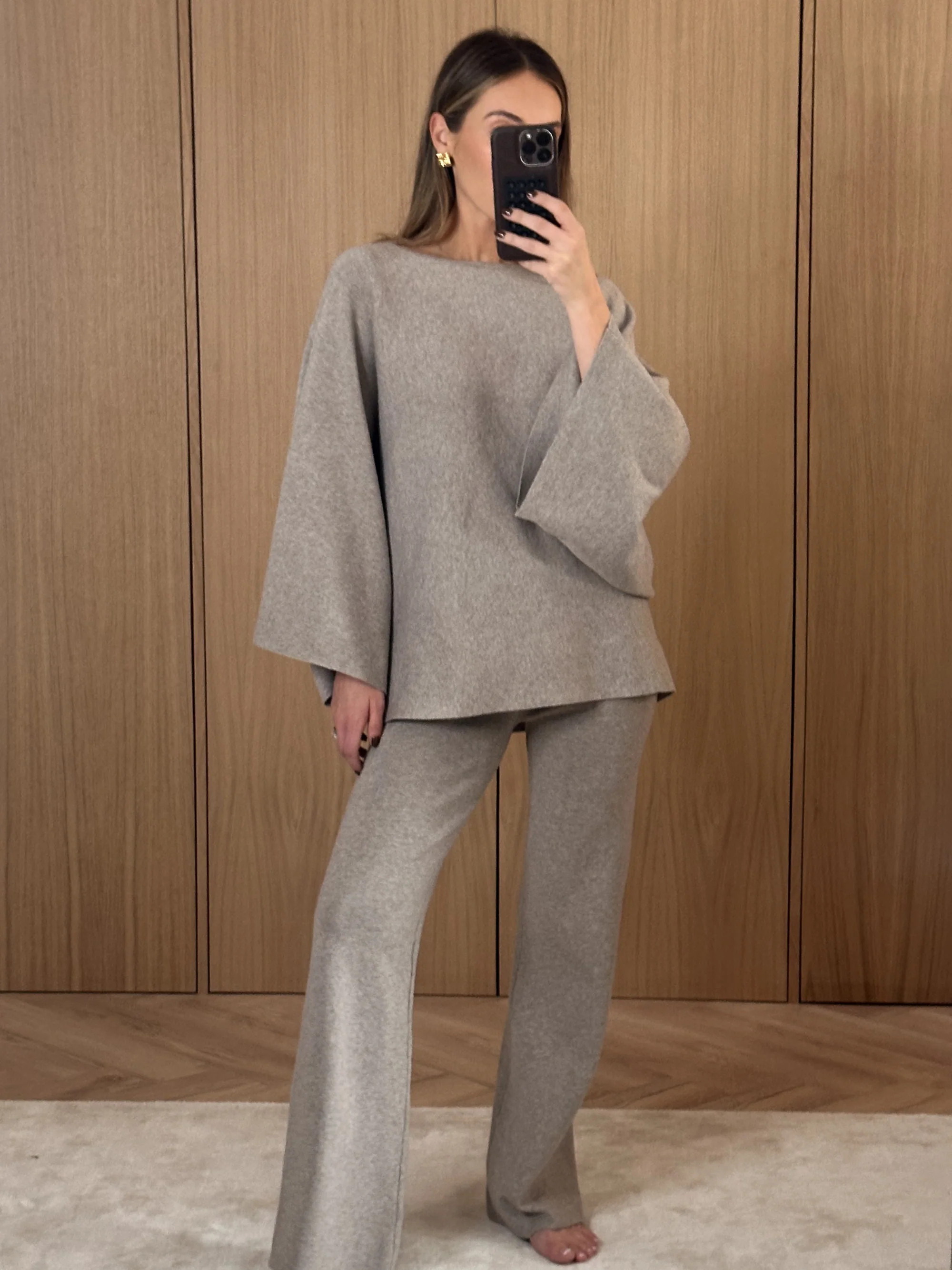 Aurelie Knit Trousers | Pretty Lavish (UK)