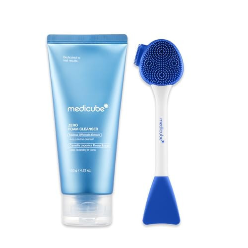 medicube Zero Foam Cleanser and Pore Brush Set | Deep Pore Cleansing for Fresh, Clear, and Smooth Skin | Korean Skincare Set | Amazon (US)