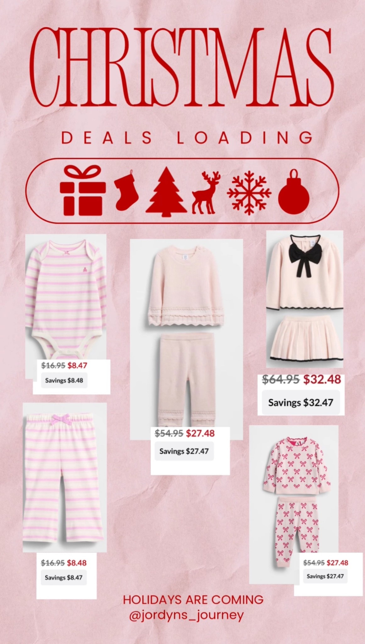 Gap baby 50% off sale for the holidays 

#LTKHoliday #LTKBaby #LTKCyberWeek