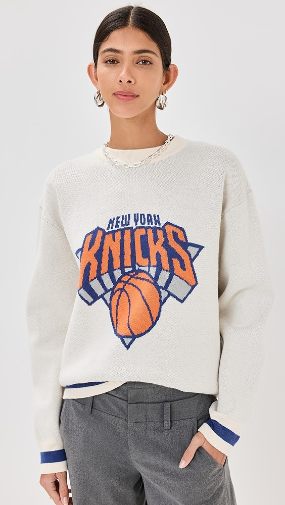 Terez Knicks Knit Crew Neck Sweatshirt | Shopbop | Shopbop