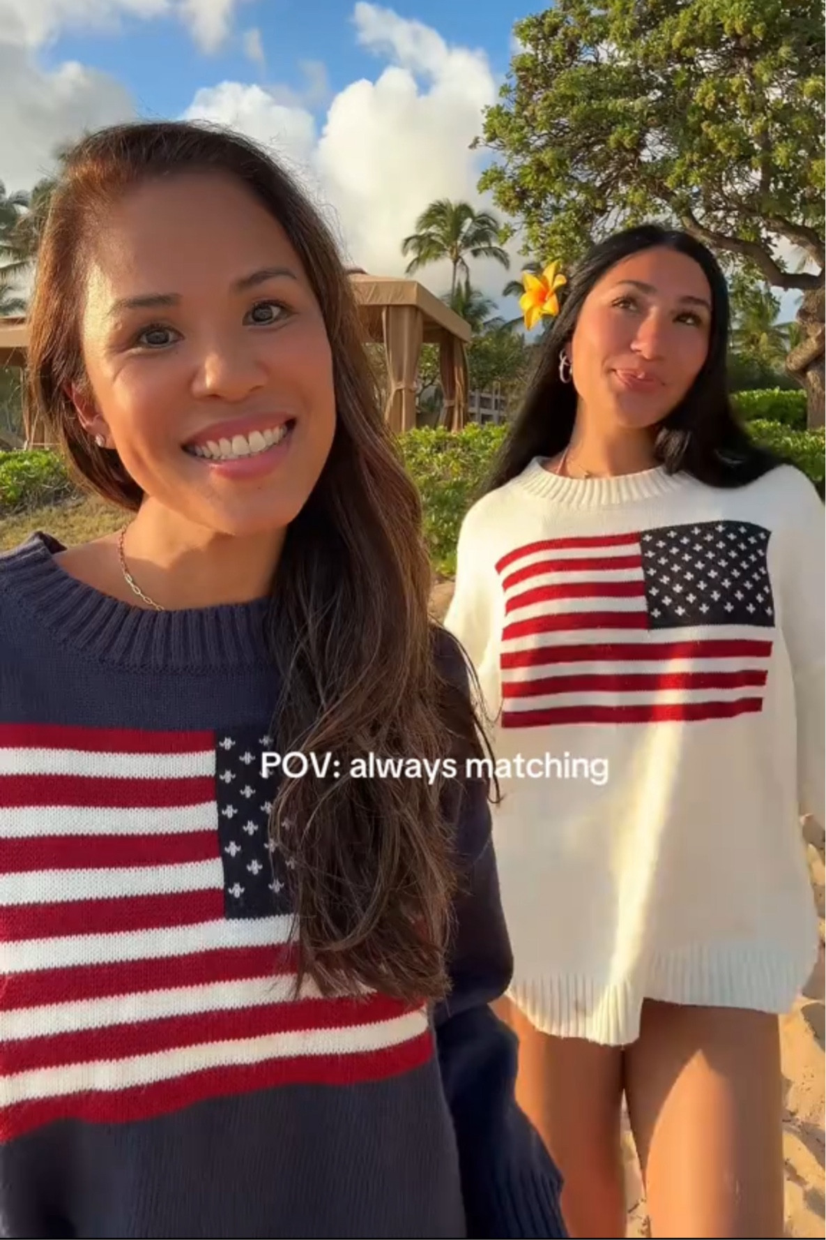 4th of July flag sweaters are a MUST! Matching mom and daughter is my favorite look! #4thofjuly #4thofjulyoutfit #patriotic #summeroutfit #vacationoutfit #beachootd

#LTKStyleTip #LTKTravel #LTKSwim