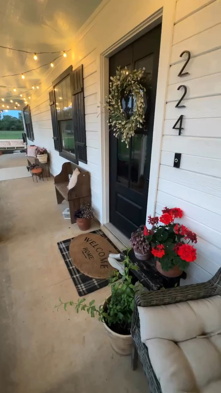 Over the summer we added some dreamy string lights to our porch and I must say, it’s magical! I paired it with a WiFi outlet so I can turn them on/off with my phone and set a daily timer for when they click on! 

#LTKsalealert #LTKVideo #LTKhome