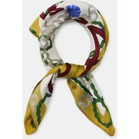 Zara - 100% Silk Printed Scarf - Ecru - M - Woman | Zara US