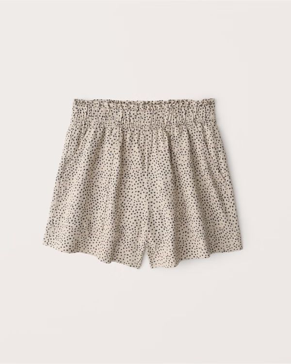 Animal Print Pull-On Shorts | Abercrombie & Fitch (US)