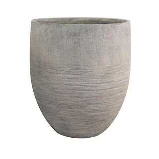 Southern Patio Unearthed Large 17 in. x 19 in. Fiberglass Tall Planter GRC-081692 - The Home Depo... | The Home Depot
