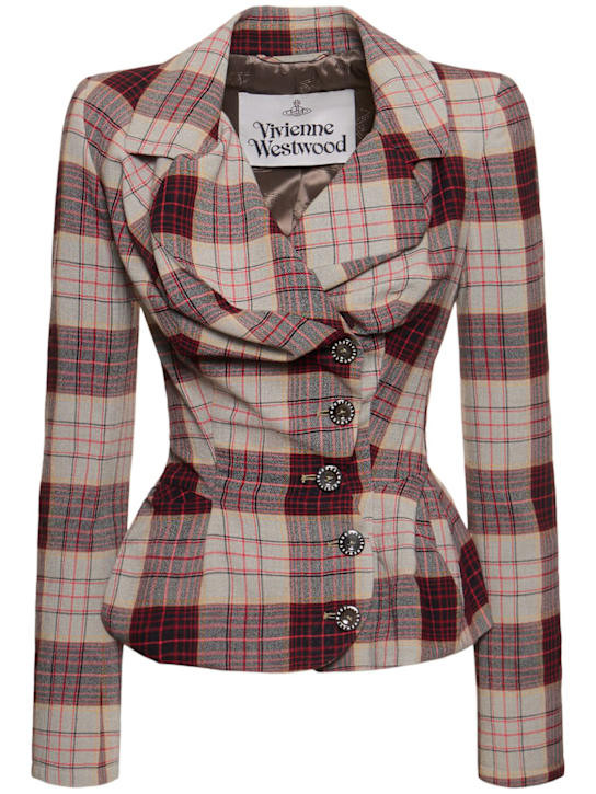 Drunken checked blazer | Luisaviaroma