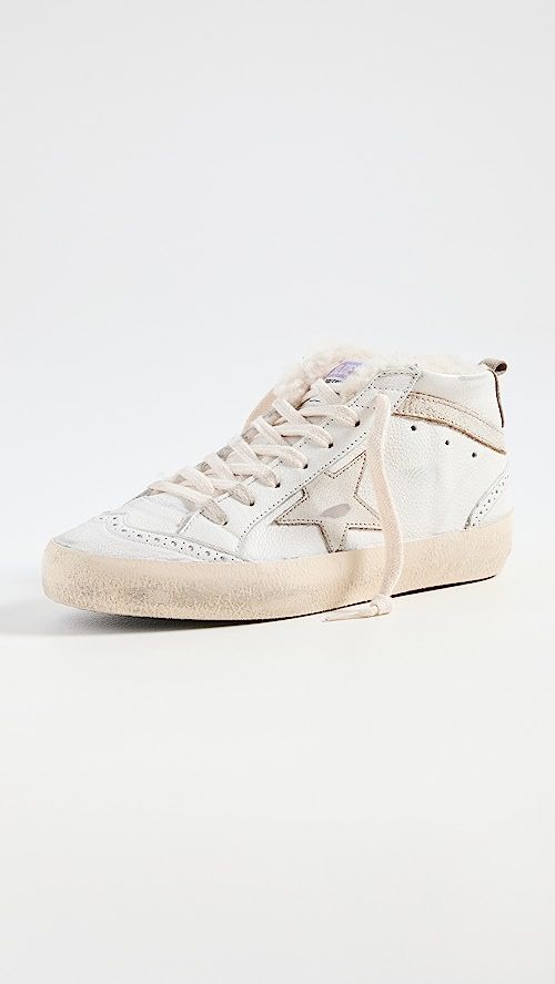 Golden Goose Mid Star Nappa Upper Shiny Leather Star Sneakers | SHOPBOP | Shopbop