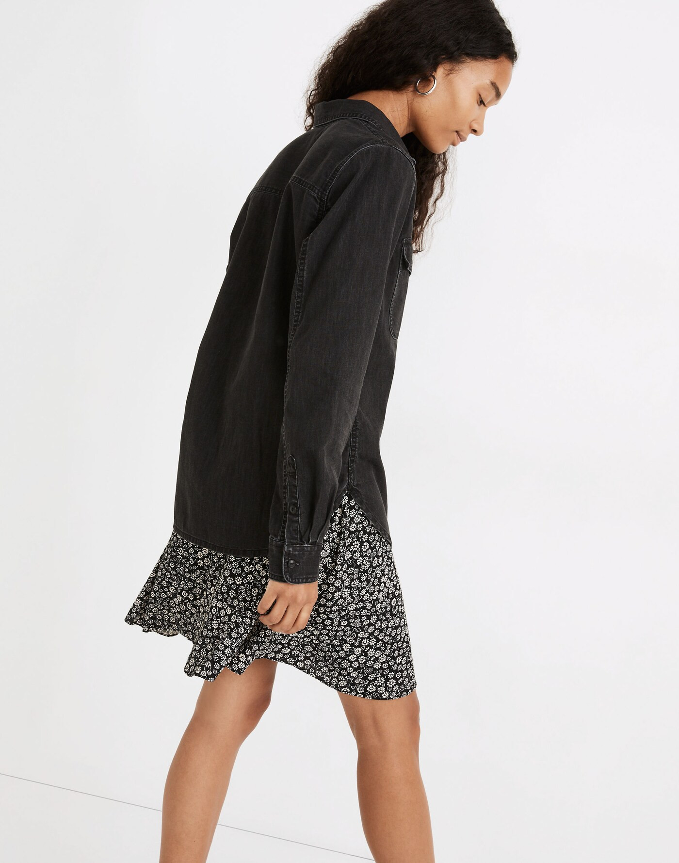 Denim Button-Up Shirt in Lunar Wash | Madewell