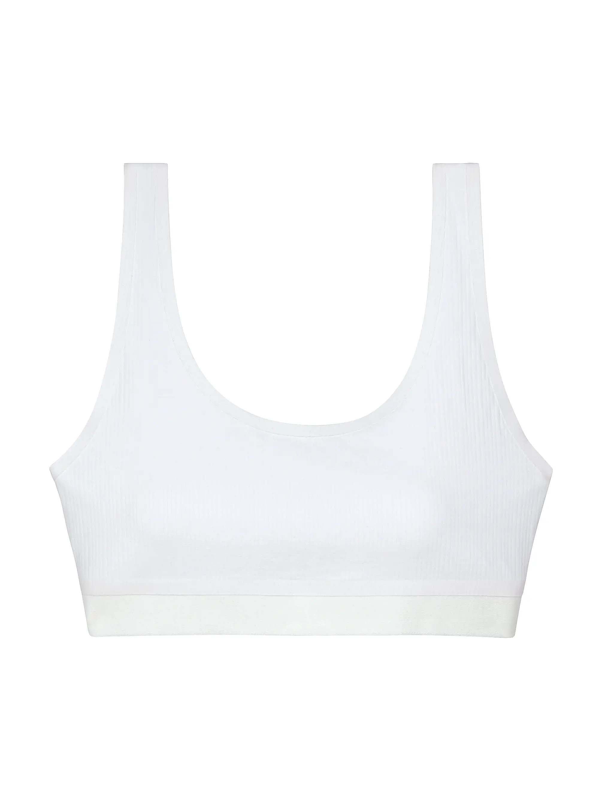 Beauty Cotton Scoop Neck Bralette | Saks Fifth Avenue