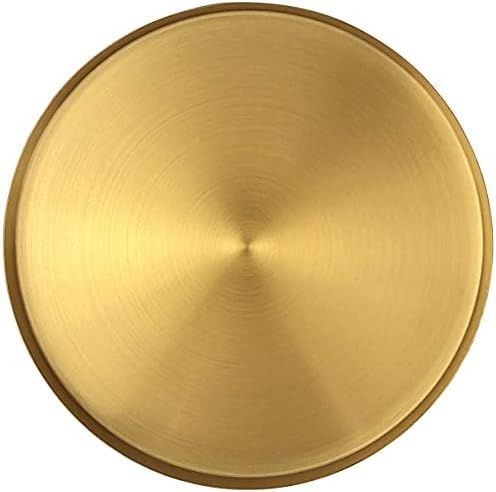 FREELOVE Round Gold Serving Trays, Decorative Tray for Perfume Jewelry Food Coffee Tea Candle, Bath  | Amazon (US)