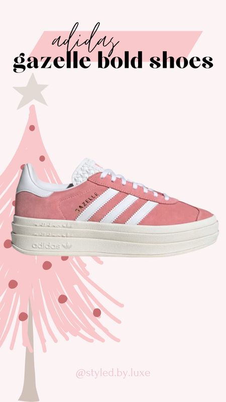 The adidas gazelle bold shoe are catching my eyes! 18 colors available but sizes selling out in everything. Be quick! I’ve heard they run a full size big. 

#LTKGiftGuide #LTKshoecrush #LTKstyletip