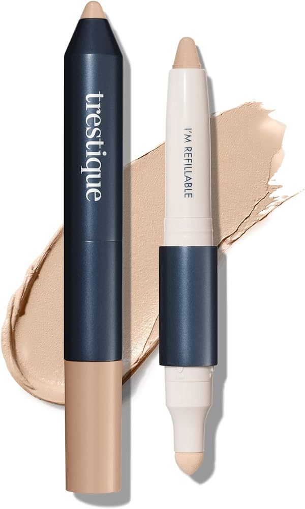 Trestique Concealer Crayon, Refillable Makeup Concealer With Built-In Blending Sponge, Sustainabl... | Amazon (US)
