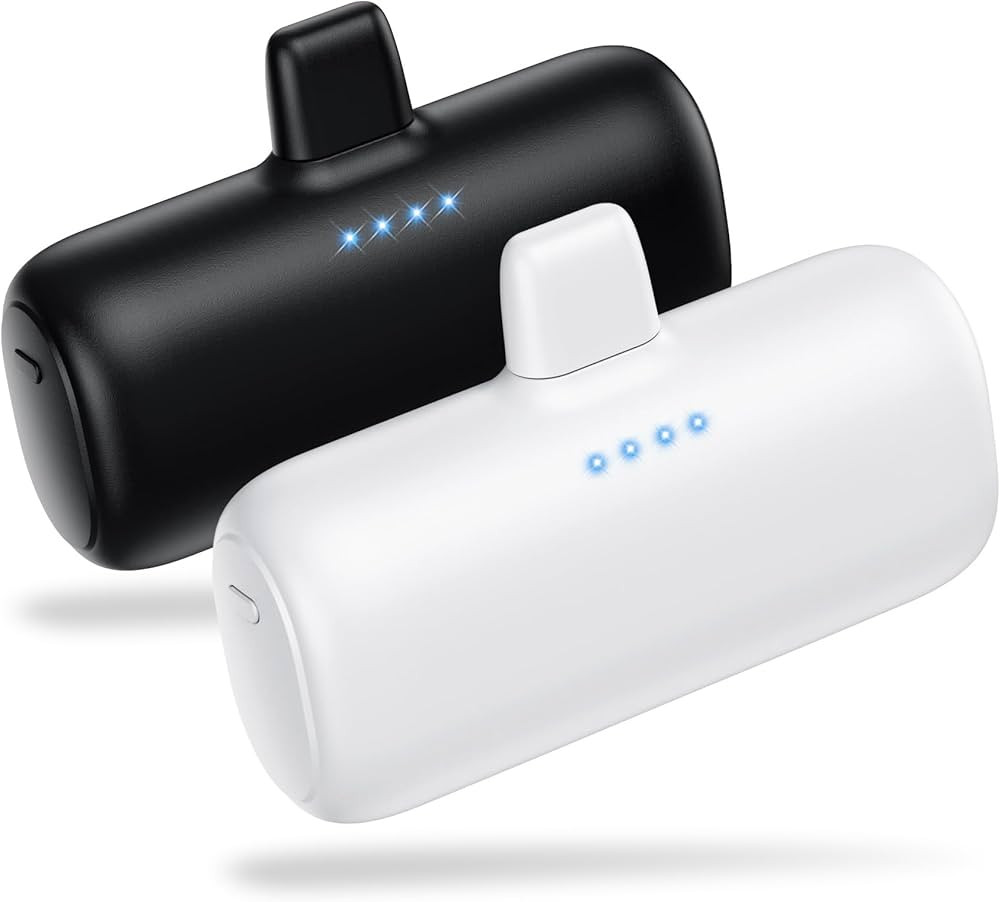 [2-Pack] Mini Portable Charger for iPhone,5200mAh Ultra Compact PD Fast Charging Power Bank,Plug-... | Amazon (US)