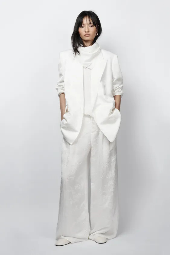 ZW COLLECTION LIMITED EDITION JACQUARD BLAZER | Zara US