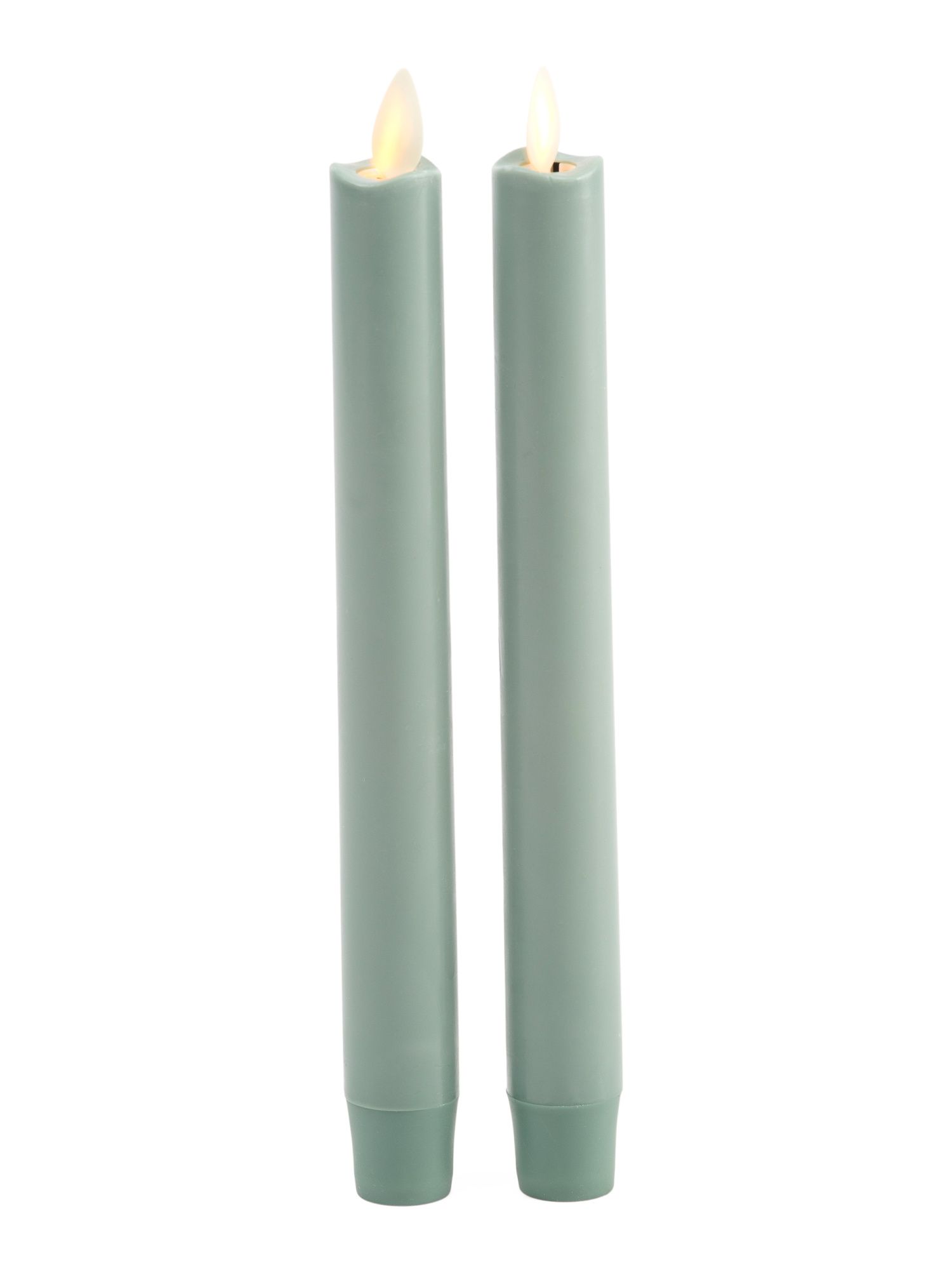 Set Of 2 9.75 Led Moving Flame Taper Candles | TJ Maxx