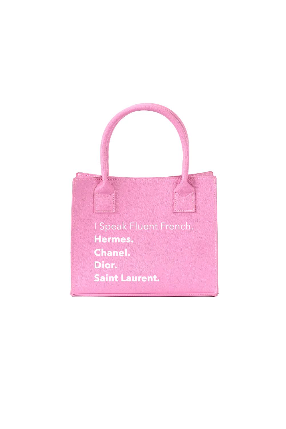MINI MODERN TOTE - Fluent French (Guava) | Los Angeles Trading Co