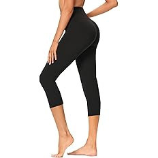 GAYHAY High Waisted Capri Leggings for Women - Soft Slim Yoga Pants for Running Cycling Workout | Amazon (US)