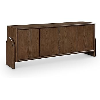 Meridian Furniture 77068Brown Elanor Collection Mid-Century Modern Sideboard/Buffet with Rich Bro... | Amazon (US)