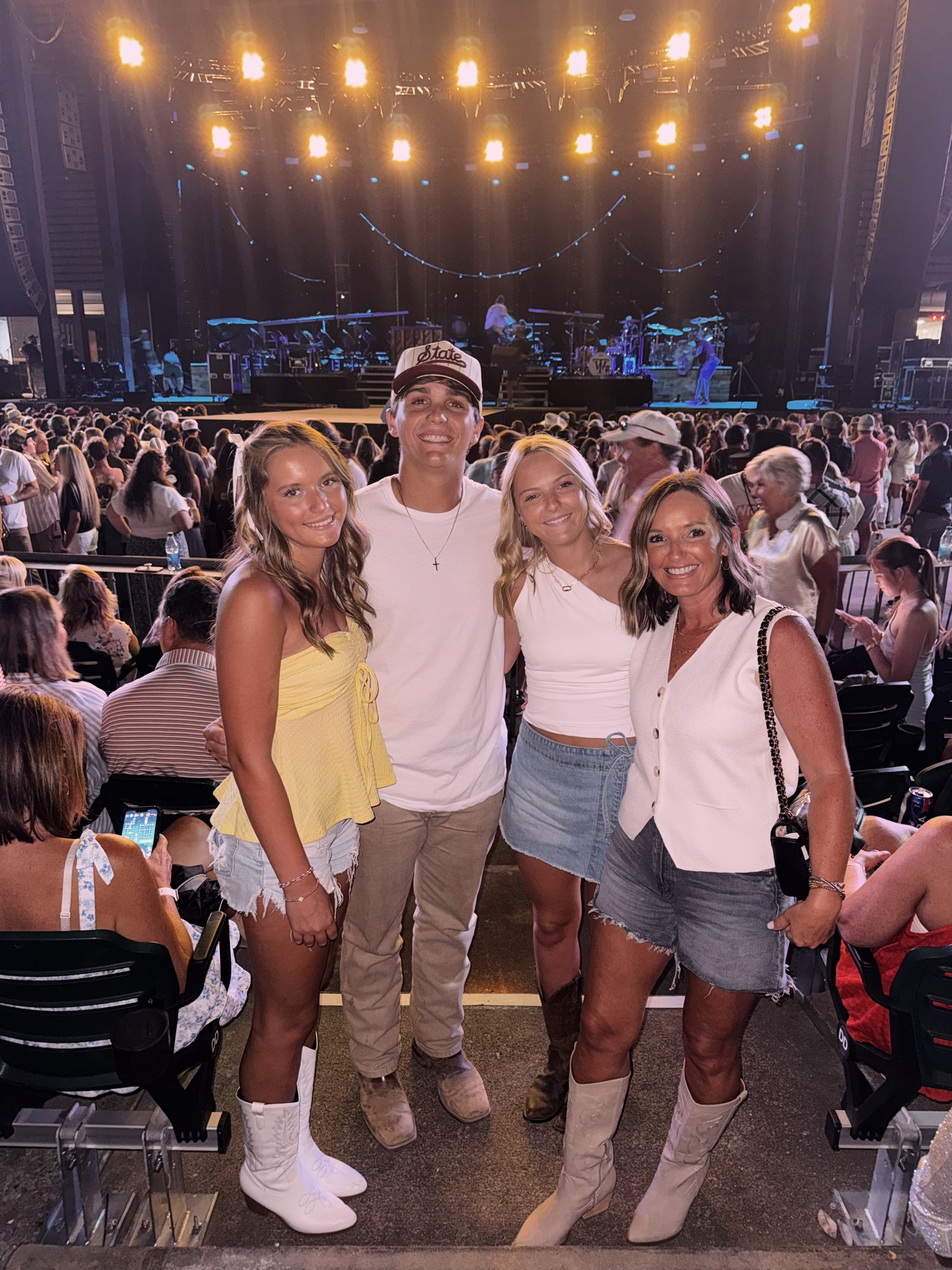 Concert outfit 
Country music concert outfit 
Denim skort 
Wrangler jeans 
American eagle 

#LTKStyleTip #LTKTravel #LTKSummerEdit