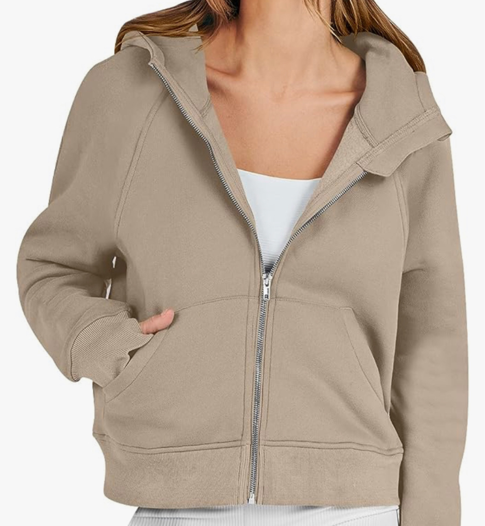 Women Hoodies Fleece Lined Full Zipper Sweatshirts with Thumb Hole

#LTKFind #LTKSale #LTKunder50