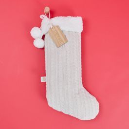 Personalised Cream Medium Knitted Stocking | My 1st Years (Global)