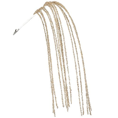 KI Store Gold Dripping Sequin Christmas Tree Picks Spray 6pcs Cascading Christmas Picks for Xmas Tree Garland Decorations | Amazon (US)