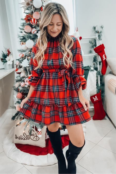 The perfect Christmas dress doesn’t exist..  wait it does & it makes you feel and look like a wrapped present 🎁  

#LTKstyletip #LTKfindsunder50 #LTKHoliday