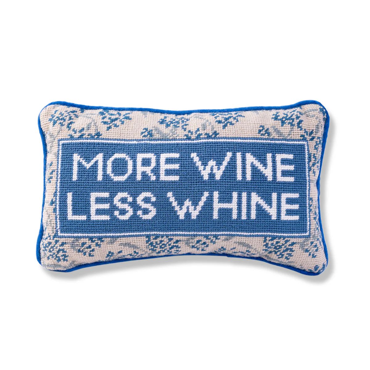 Furbish Studio - More Wine Needlepoint Pillow | Furbish Studio