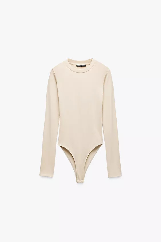 COTTON MODAL BODYSUIT | Zara UK