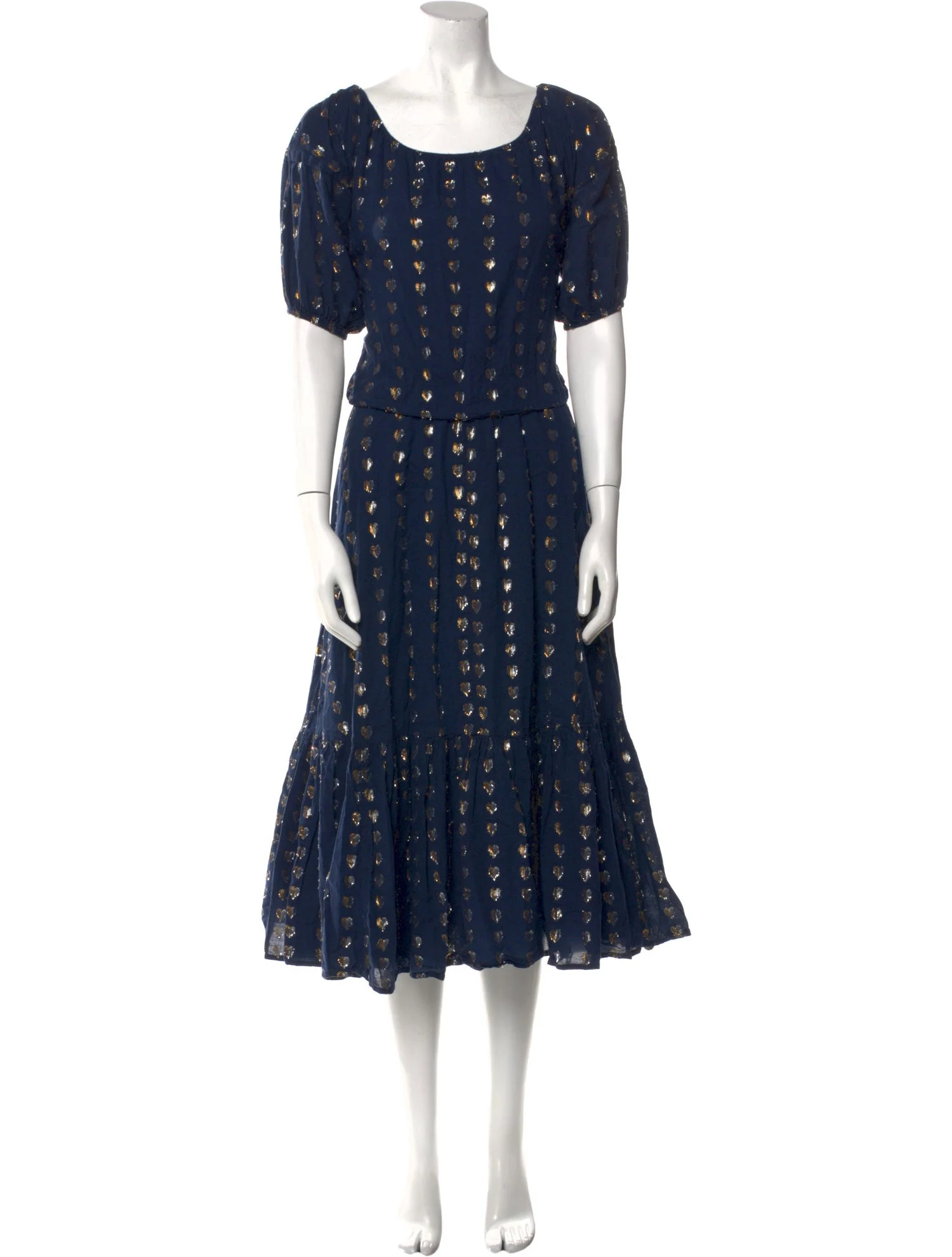 Polka Dot Print Long Dress | The RealReal