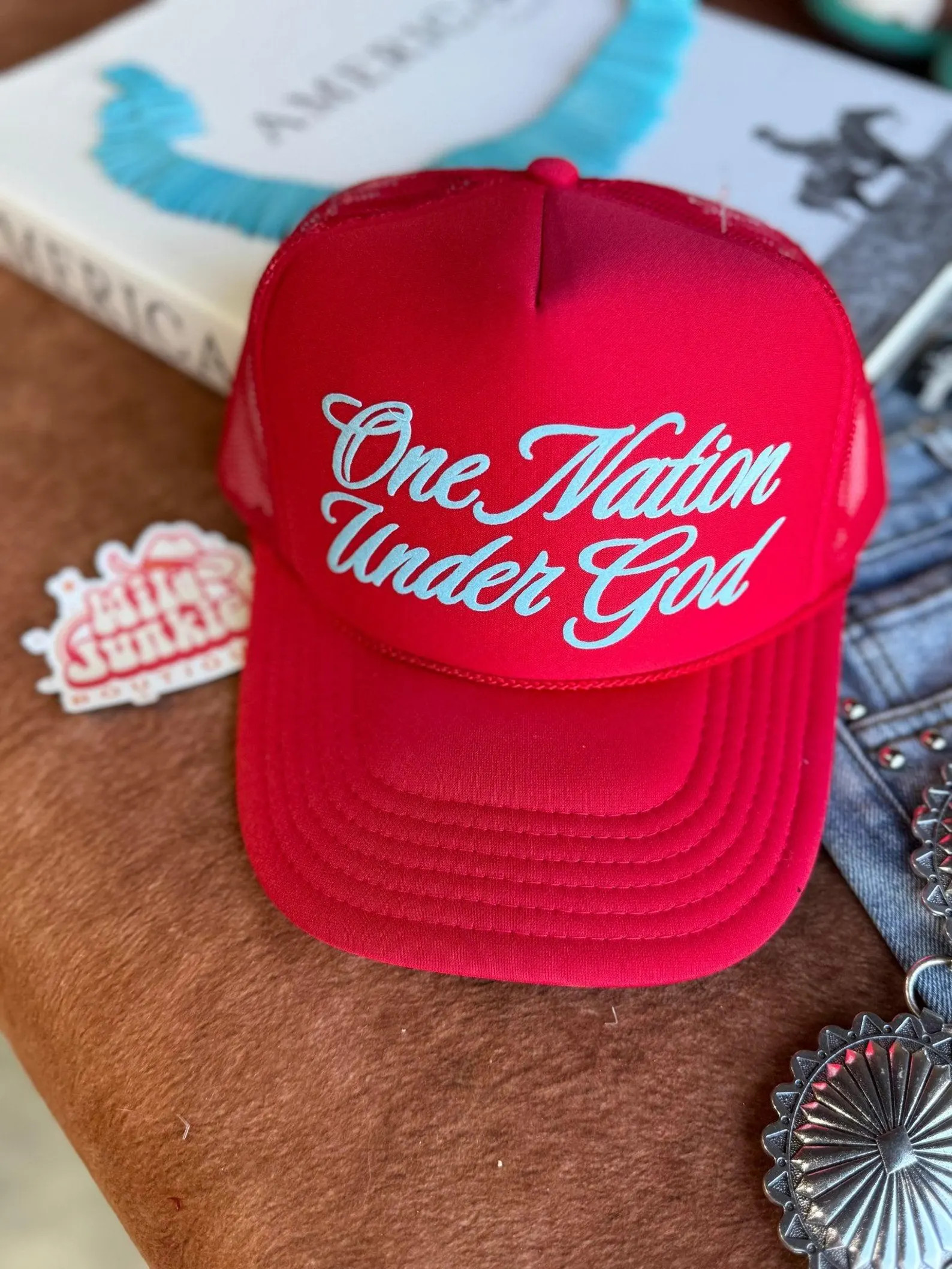 One Nation Under God Trucker Hat | Etsy (Global)