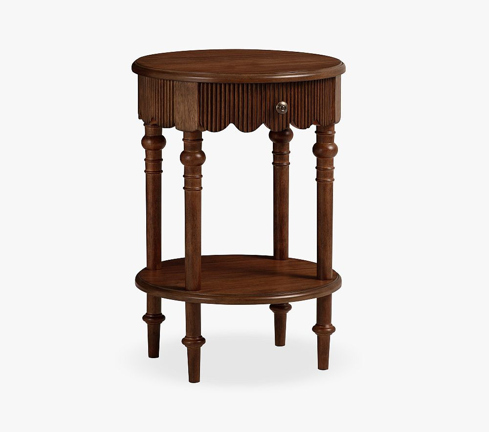 Chris Loves Julia Turned Wood Side Table | Pottery Barn Kids