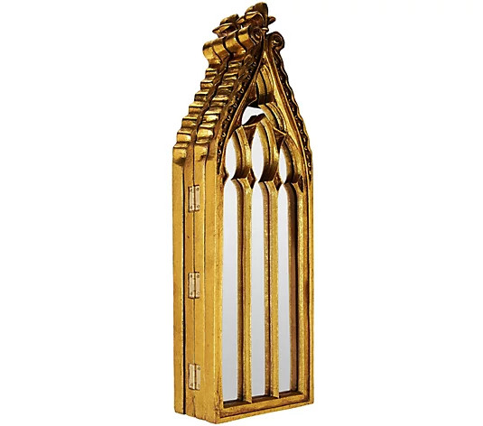 Antiqued Cathedral 4-Panel Mirror by Valerie - QVC.com | QVC