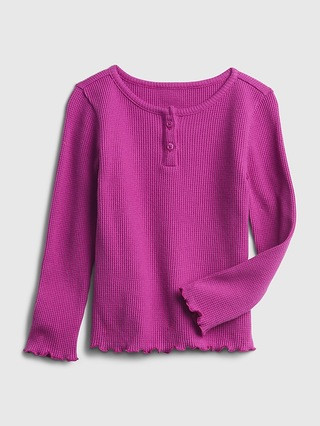 Toddler Henley Waffle-Knit T-Shirt | Gap (US)