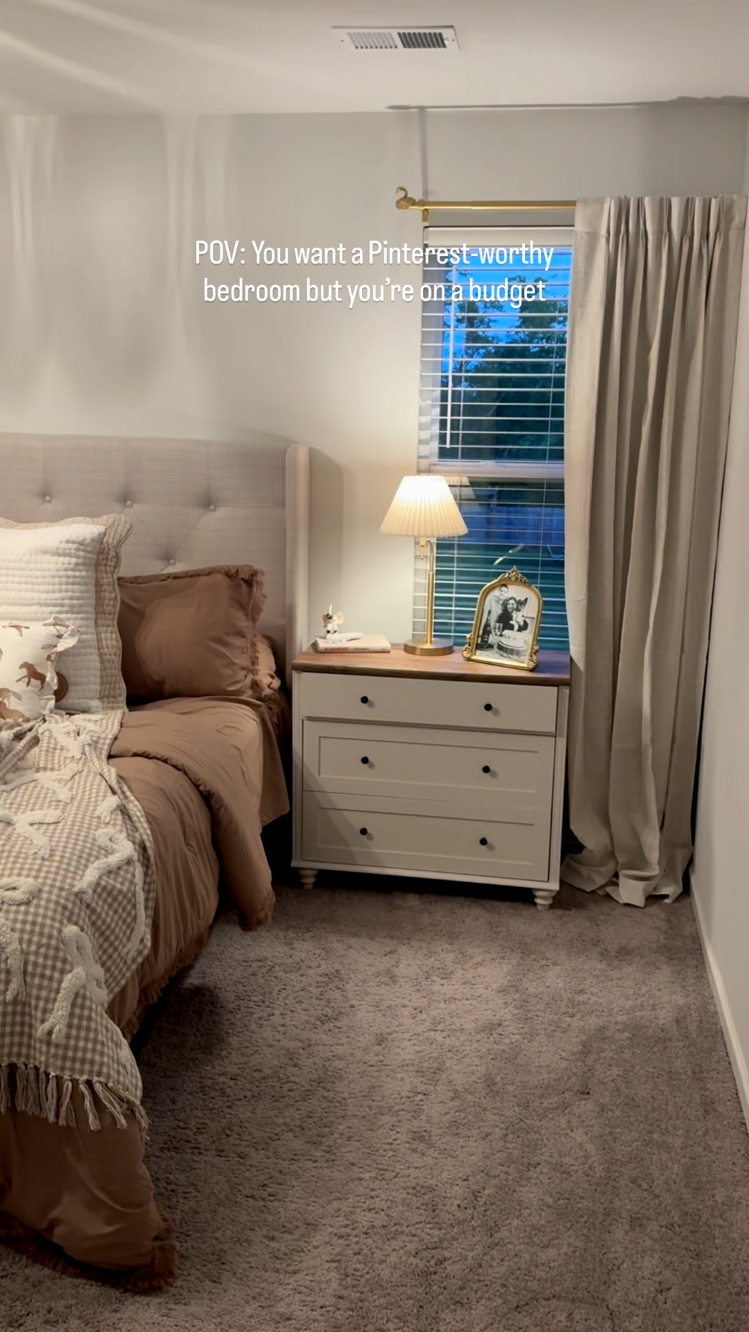 Cozy western chic master bedroom update. 7 piece king size comforter set under $70

#LTKFindsUnder100 #LTKHome