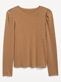 EveryWear Puff-Sleeve Top for Women | Old Navy (US)