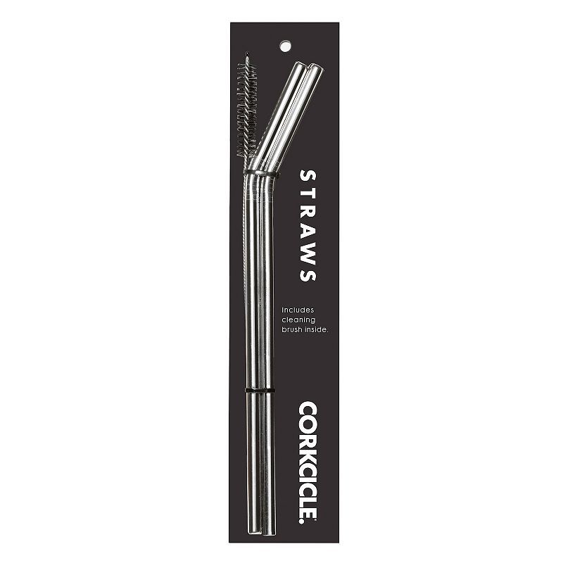 CORKCICLE Stainless Steel Straws - 2 pack, Silver | Kohl's